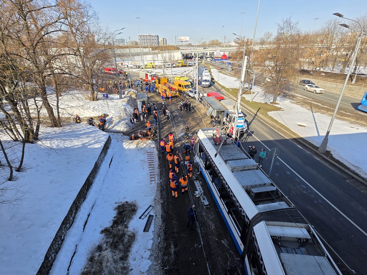    Москва ДТП с трамваями АГН