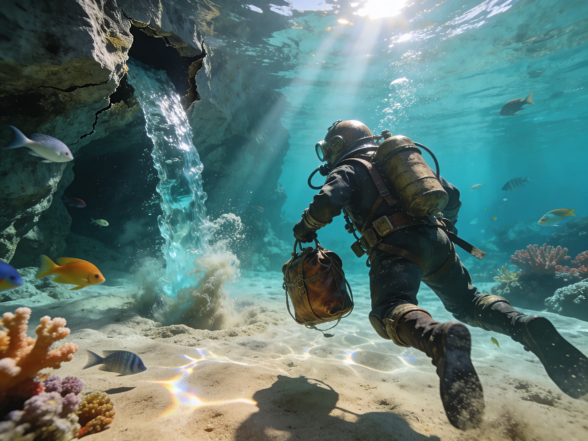 Океан солёный сверху. Но если знать, где искать, на дне найдётся пресная вода для тех, кто умеет ждать. И нырять.