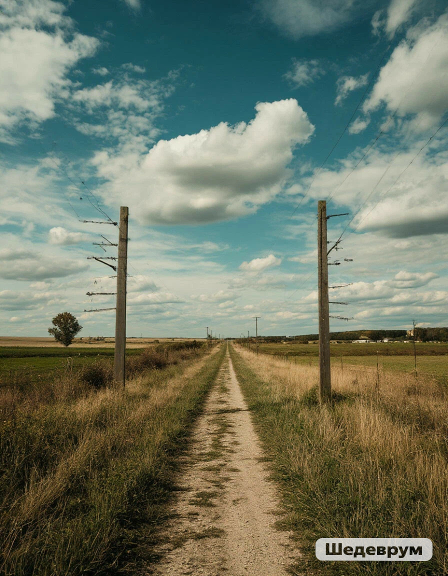 P.S. Изображение сгенерировано ИИ по первому четверостишию, выглядит странно, но в этом и есть вся его суть...