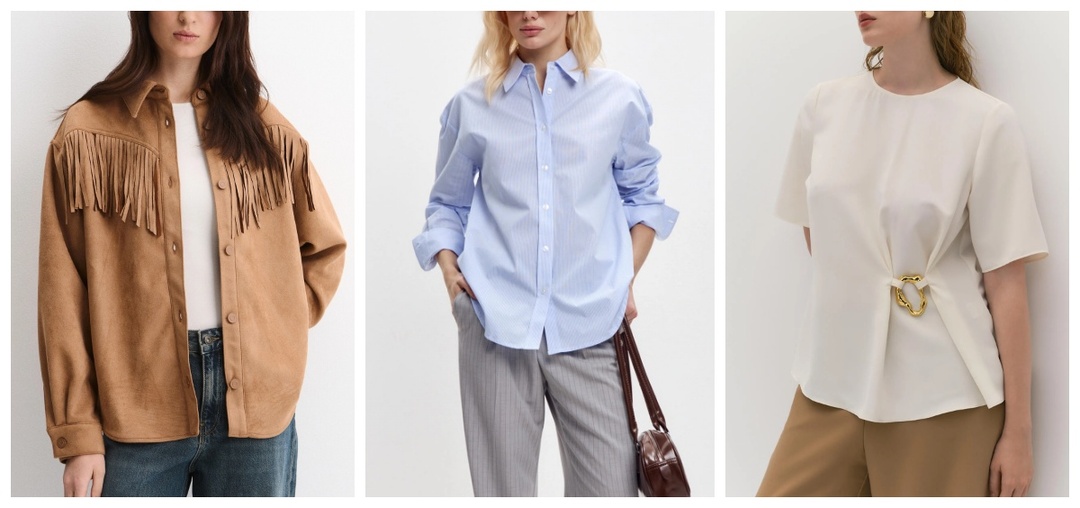 Собери стильный образ на весну: подборка блуз и рубашек