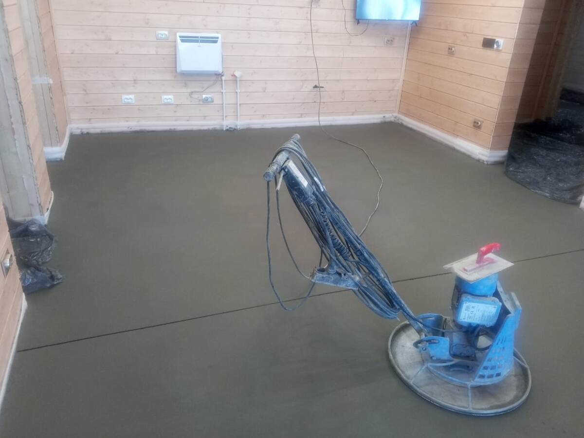 Стяжка теплого пола в деревянном доме, Московская область