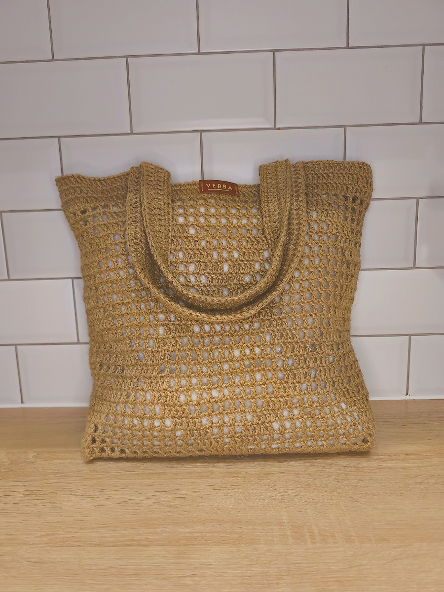 Мой шоппер из джута последнего МК