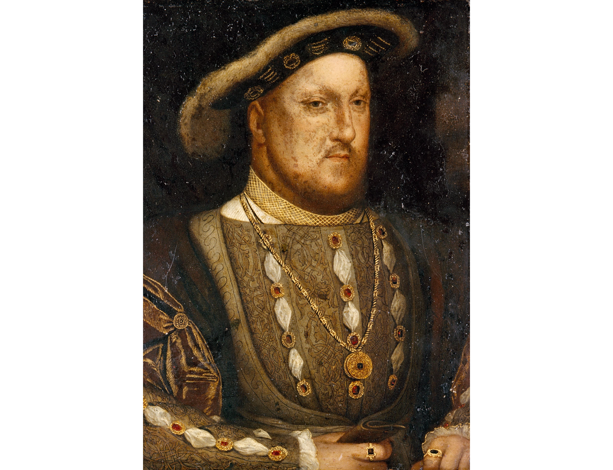 На этом полотне изображён король Англии Генрих VIII.