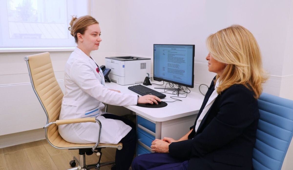     У врача. Источник: mos.ru Автор фото: Пресс-служба Мэра и Правительства Москвы