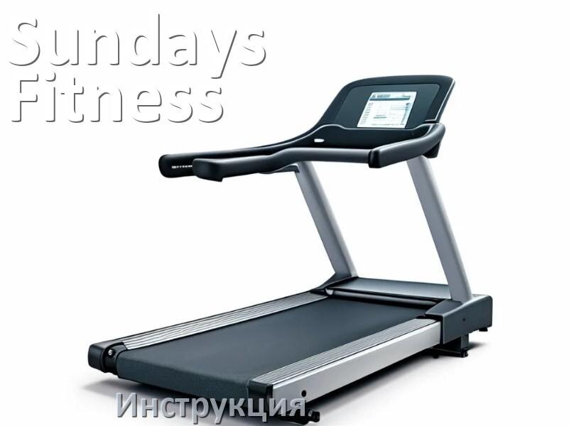 
Инструкция по эксплуатации беговой дорожки Sundays Fitness руководство пользователя на русском