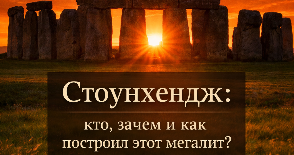 Стоунхендж: кто, зачем и как построил этот мегалит?