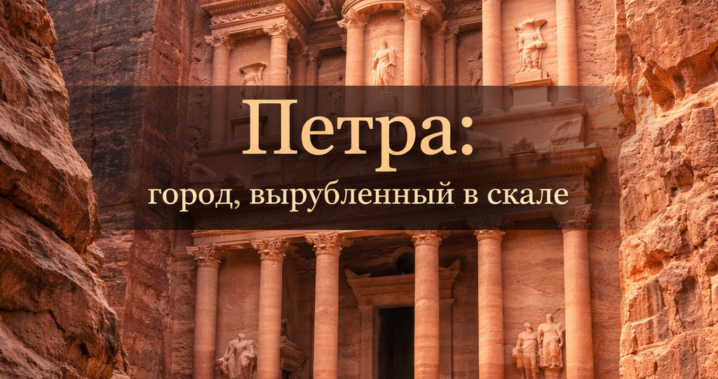 Петра: город, вырубленный в скале