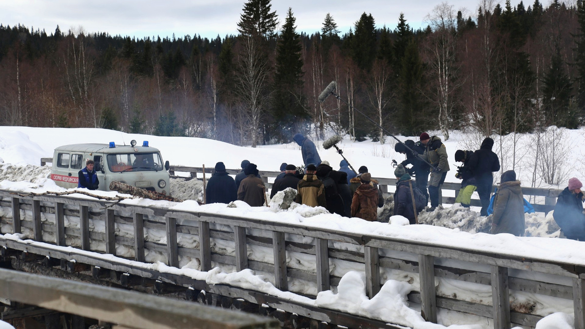 Cъёмки сериала "Эпидемия". Фото: «sfxstudio.ru»