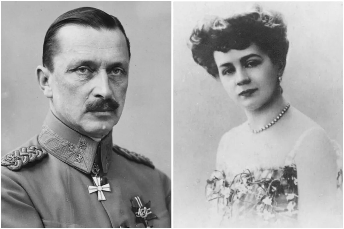 Карл Густав Эмиль Маннергейм и Екатерина Гельцер
