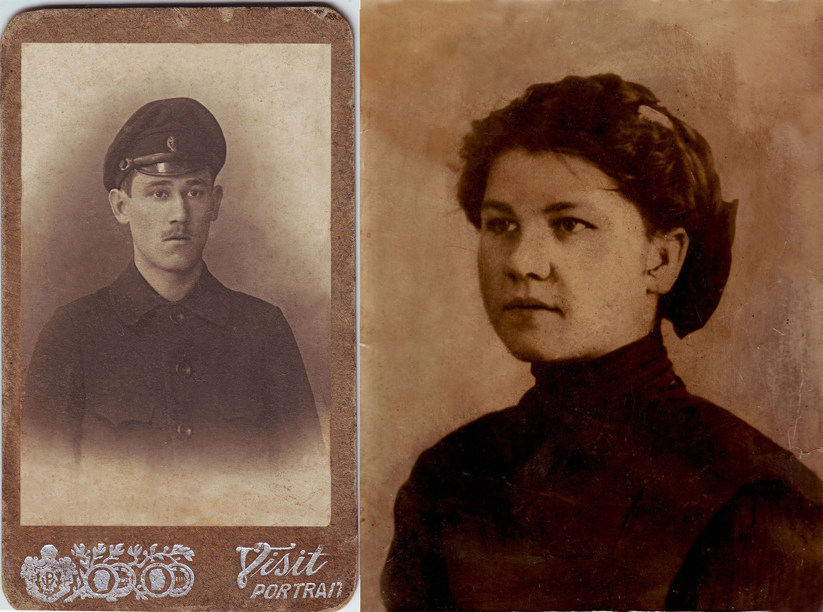          Дмитрий Залесский. 1924 год                                                 Феня Барыкова                 