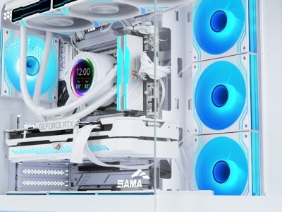    SAMA представила изогнутый панорамный корпус V62 для игровых ПК