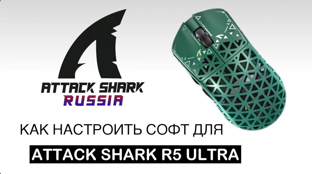 КАК НАСТРОИТЬ СОФТ ДЛЯ ATTACK SHARK R5 ULTRA GREEN | ГАЙД ПО СОФТУ ДЛЯ МЫШКИ | ПОЛНЫЙ РАЗБОР ДРАЙВЕРА