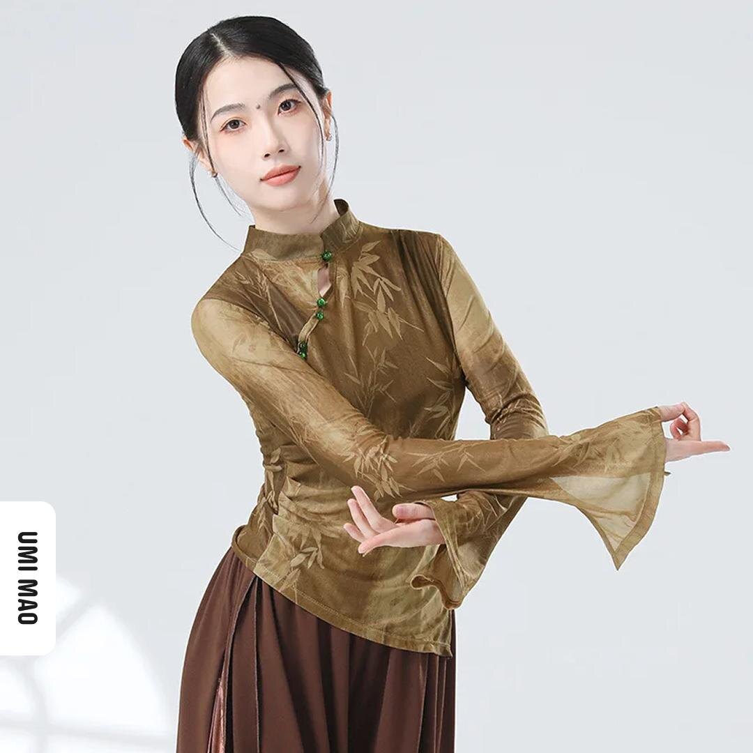 Элегантный топ UMI MAO с азиатской эстетикой