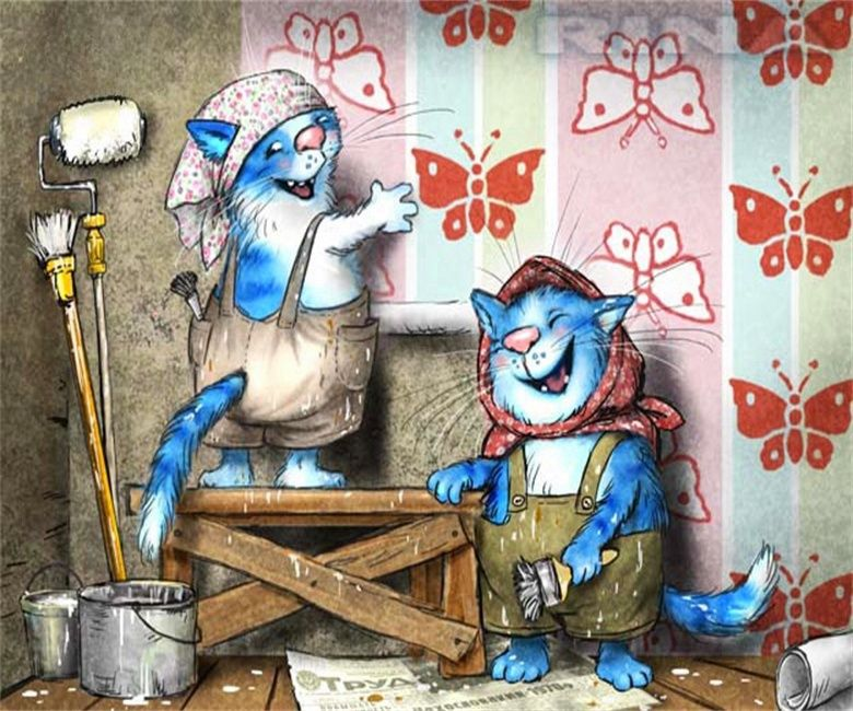 очароватедьные коты Рины Зенюк