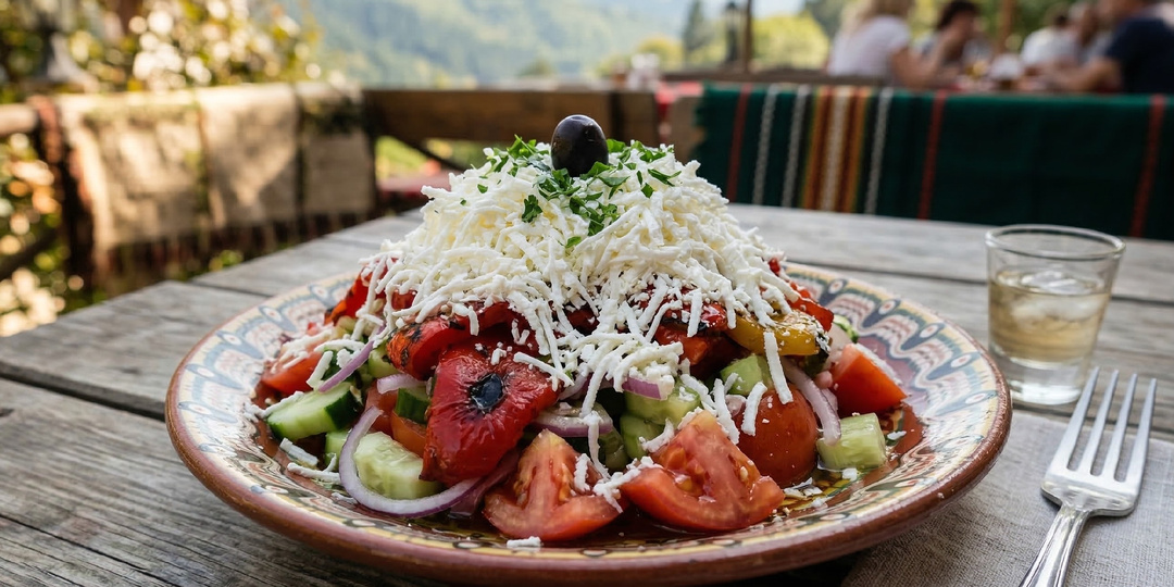 Шопский салат: традиция, которая родилась в кабинете чиновника