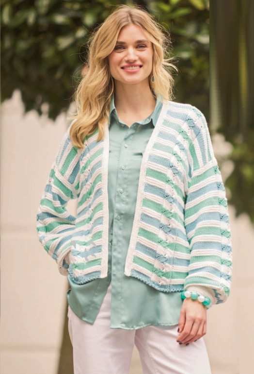 жакет спицами