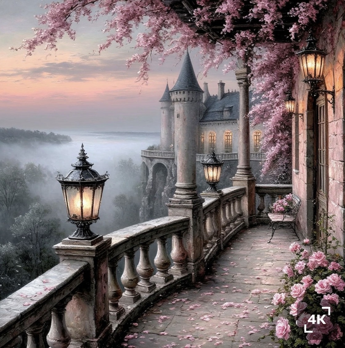 Туманное утро 