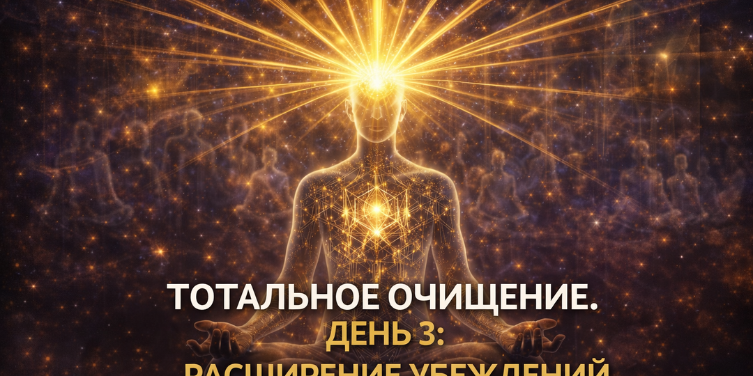 Тотальное очищение энергетики. День 3: расширяем убеждения и выходим на новый уровень сознания