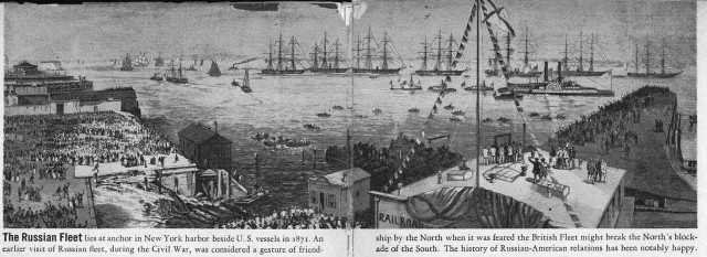Русская эскадра в Нью-Йорке, 1863