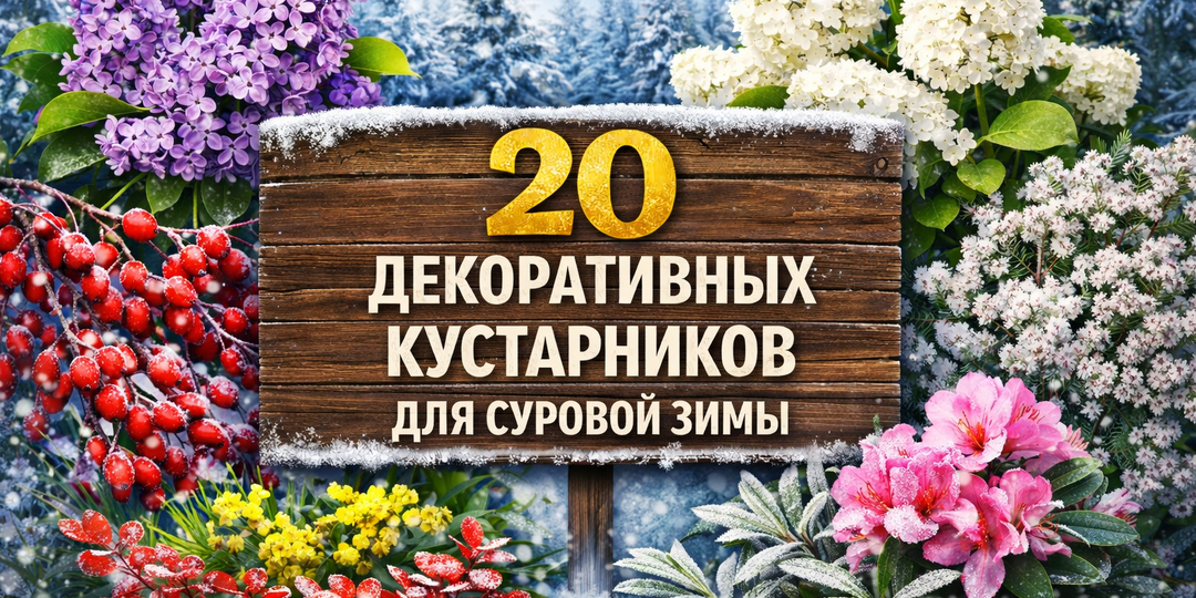 20 ДЕКОРАТИВНЫХ КУСТАРНИКОВ, КОТОРЫЕ ПЕРЕЖИВУТ СУРОВУЮ ЗИМУ