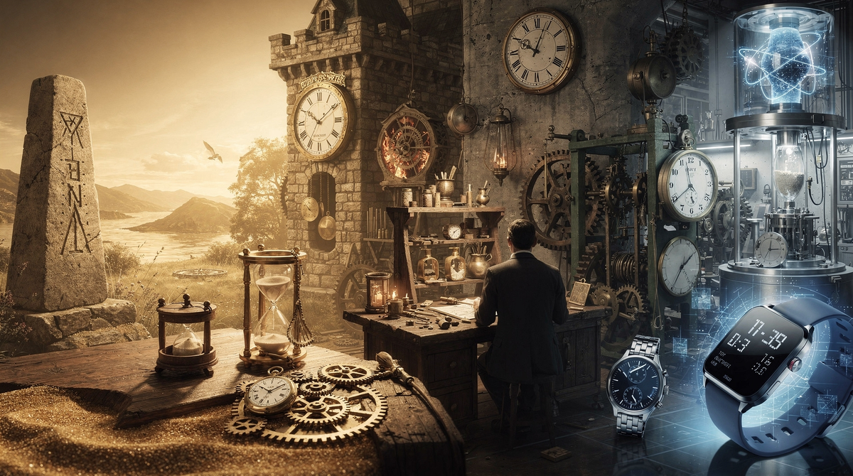 Мы привыкли сверяться с часами: утром, на работе, в дороге. Время стало нашей мерой жизни — но так было не всегда. За каждой секундой, минутой и часом стоит многовековая история изобретений. Как человек научился измерять то, что нельзя потрогать? Разбираемся!