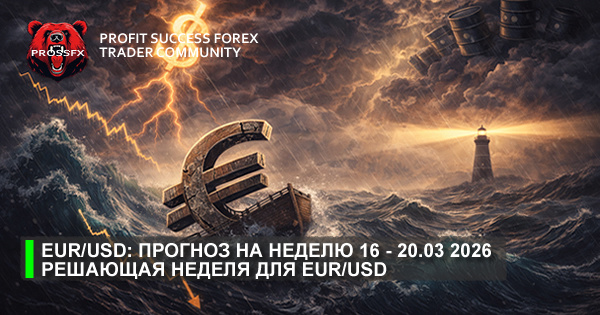 EUR/USD: прогноз на неделю 9 - 13 марта 2026 - решающая неделя для EUR/USD