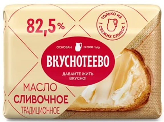    Большинство упаковок сливочного масла в российских супермаркетах оказалось подделкой