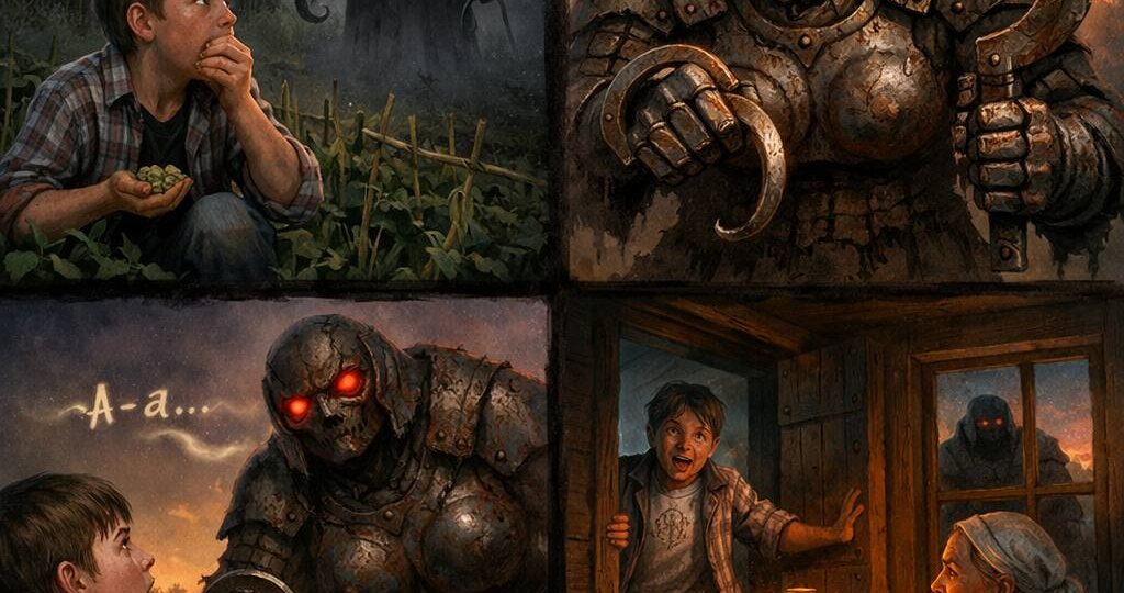 Железная баба (по Белорусской легенде)