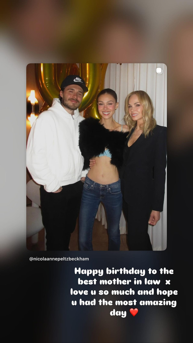    Бруклин Бекхэм с женой и тещей. Фото: Инстаграм (запрещен в РФ) @brooklynpeltzbeckham