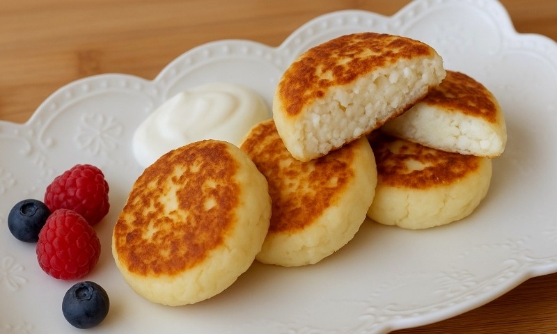 Сырники без муки на завтрак: готовлю тесто с вечера, утром только жарю