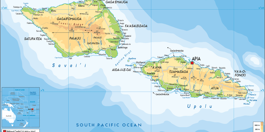 Самоа – самая первая тихоокеанская страна, получившая независимость