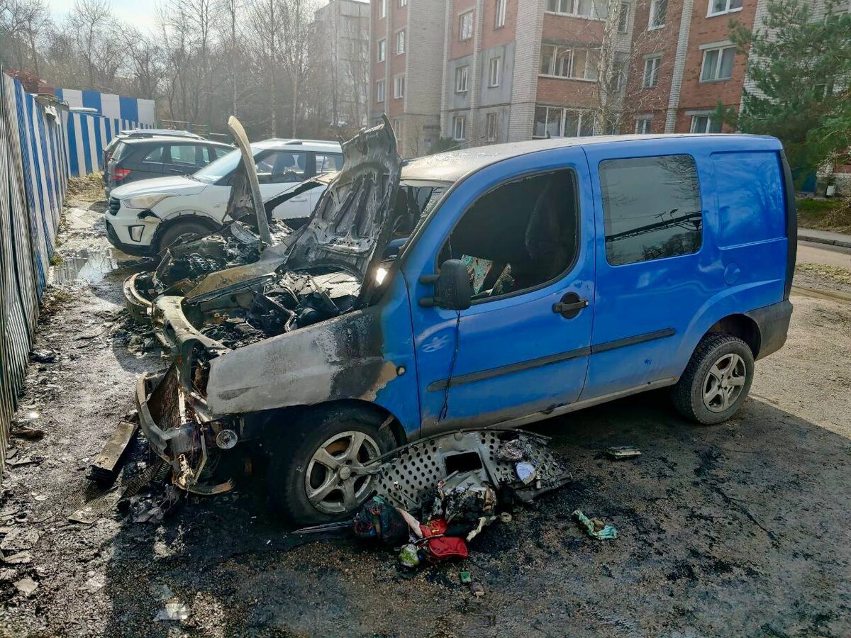    автомобиль поджог Калининградская область