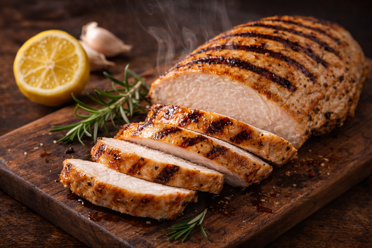 Индейка на электрогриле