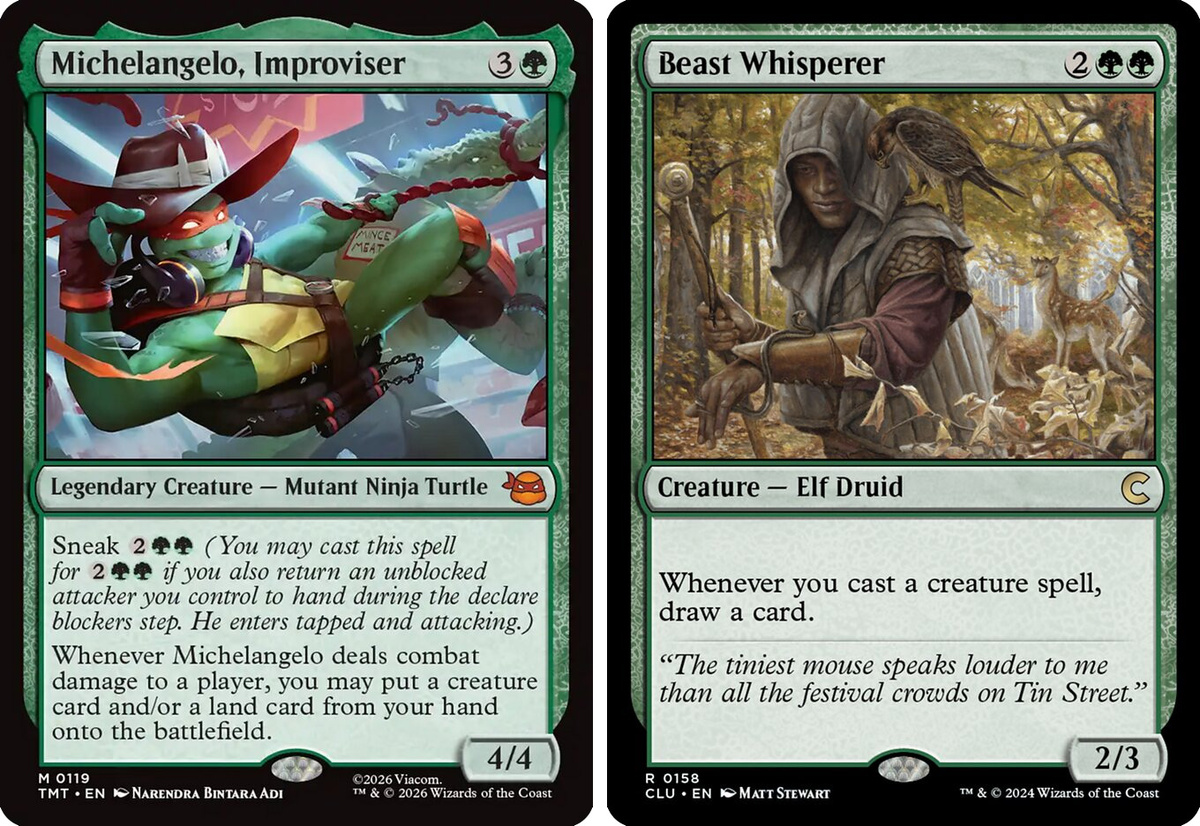 Существа, разыгранные за стоимость Sneak, вызывают срабатывания триггеров «Когда вы разыгрываете...». 