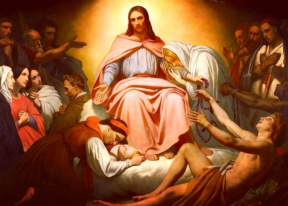 Христос Утешитель. Художник Ари Шеффер.