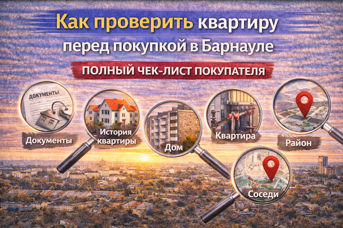 Как проверить квартиру перед покупкой в Барнауле