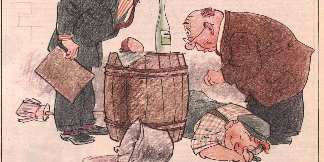 Карикатуры, осуждающие пьяниц