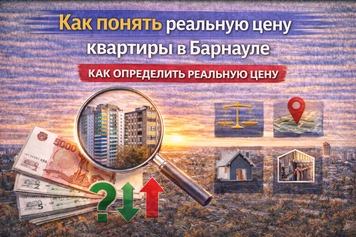 Как определить реальную цену квартиры в Барнауле