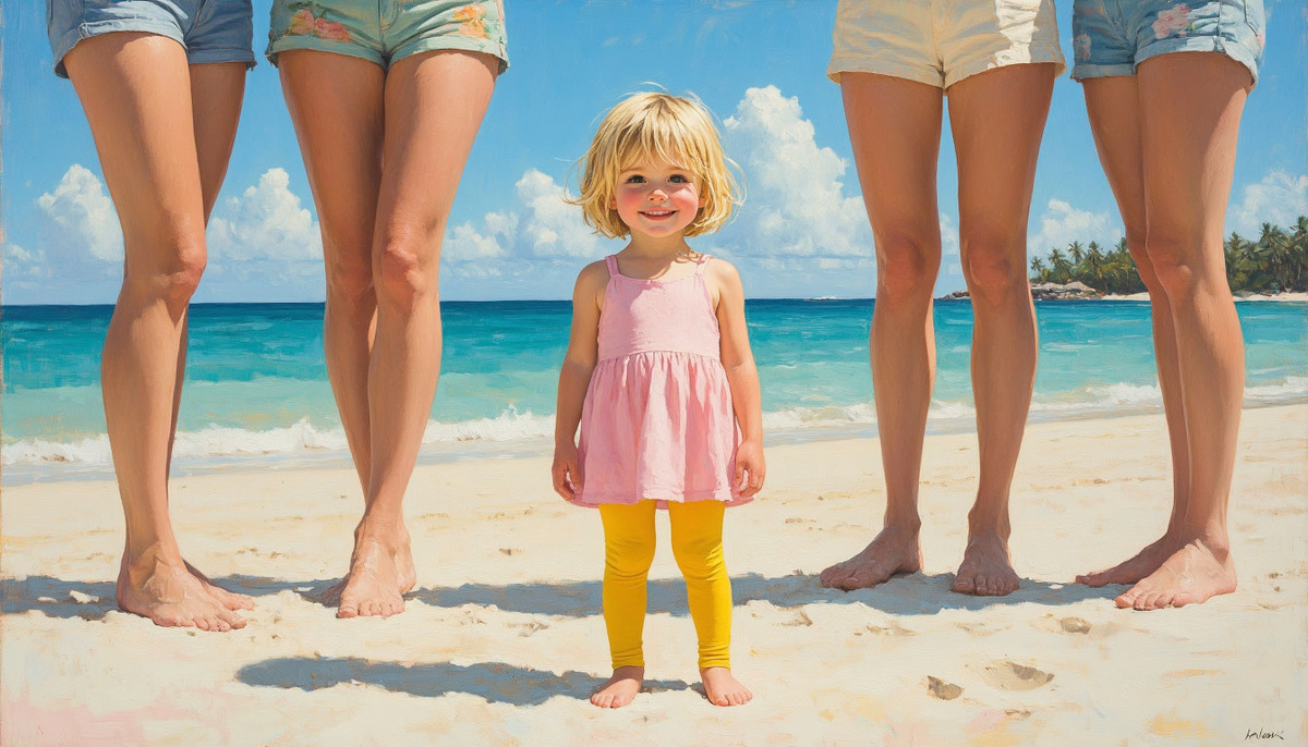 Иногда взрослые вокруг дразнят меня за мой рост, преувеличивая свой и преуменьшая мой. Ну и ладно. Изображение от ИИ Шедеврум