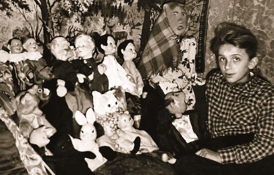 Е. Стеблов и его куклы