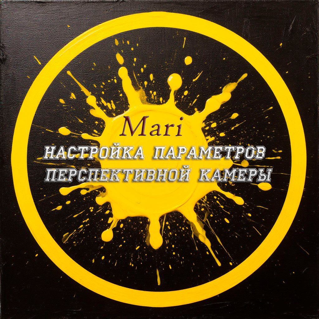 Настройка параметров перспективной камеры