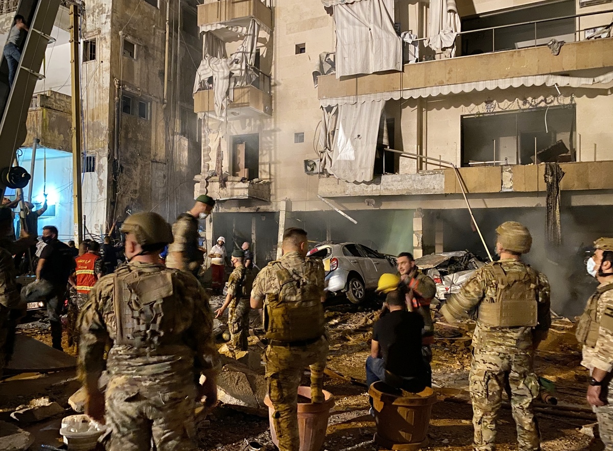    Бейрут Ливан Взрыв