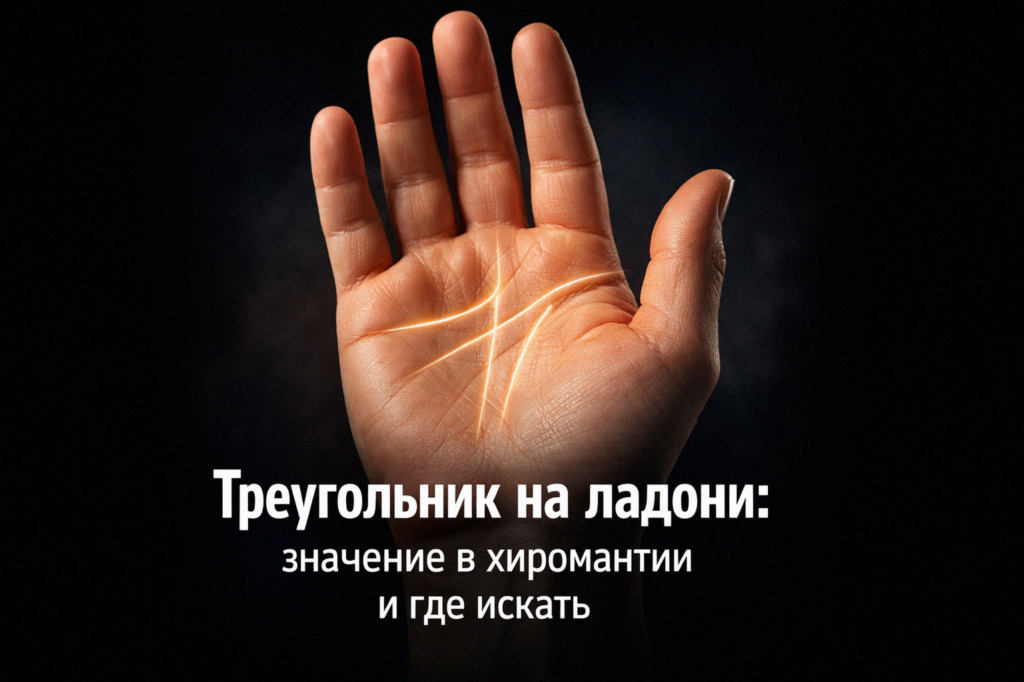   Треугольник на ладони и его значение в хиромантии admin