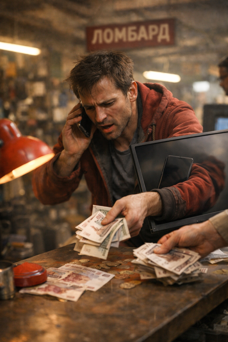 Есть два состояния: человек с деньгами и человек, которому срочно нужны деньги. Это разные люди