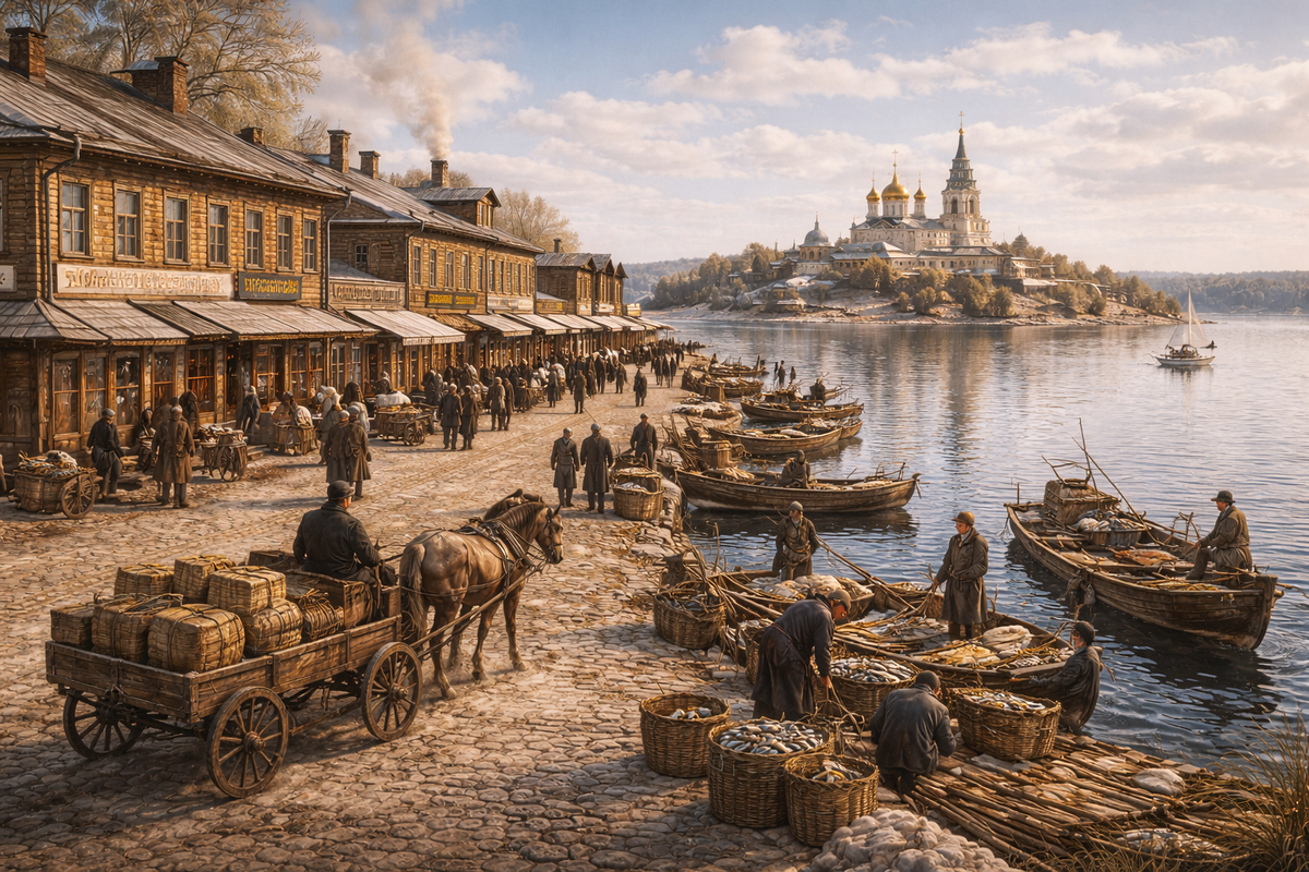 Осташков XIX века — город, который вырос прямо из воды