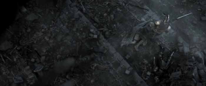 Gif картинка "Отрывок из трейлера игры Dark Souls 2"