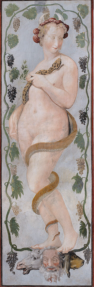 Франческо Сальвиати. Геката со змеёй, 16 в. Музей Палаццо Веккьо, Флоренция.