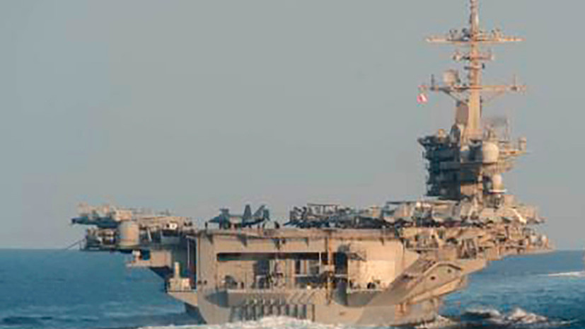 Авианосец «Авраам Линкольн» совершает грустный путь на базу в Японии
