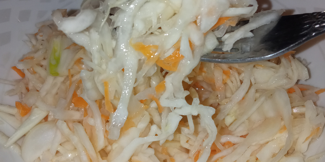 Квашеная капуста. Просто и быстро. Готова через 4 дня.