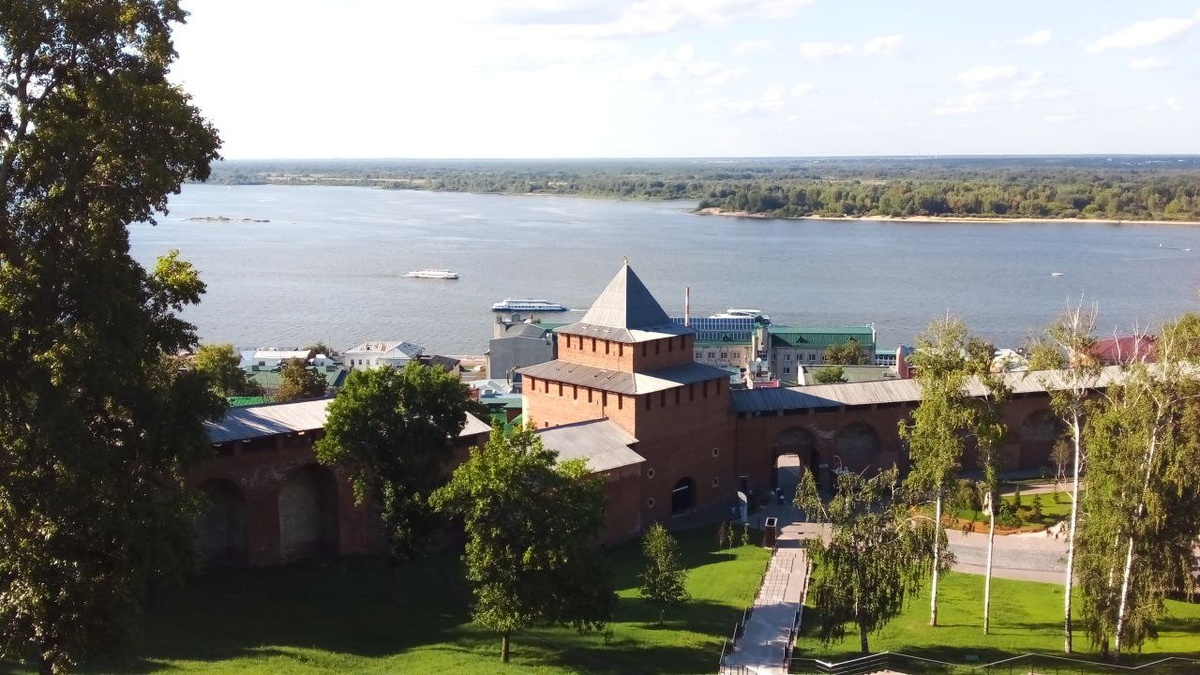На территории Нижегородского кремля. Фото автора